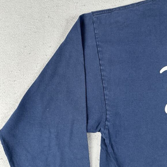 Vtg Y2K Nike New York Yankees Shirt Men’s Large‎ Center Swoosh Check Long Sleeve - Picture 8 of 16